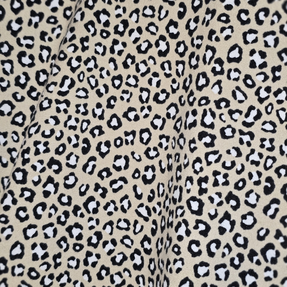 Boutique Chic Leopard Print Knot Front Blouse Size Medium - Picture 6 of 6